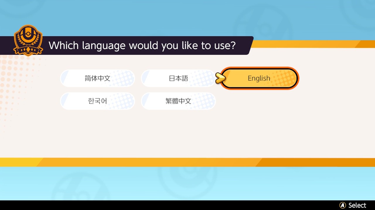Pokémon UNITE language settings in Chinese, Japanese, Korean and English